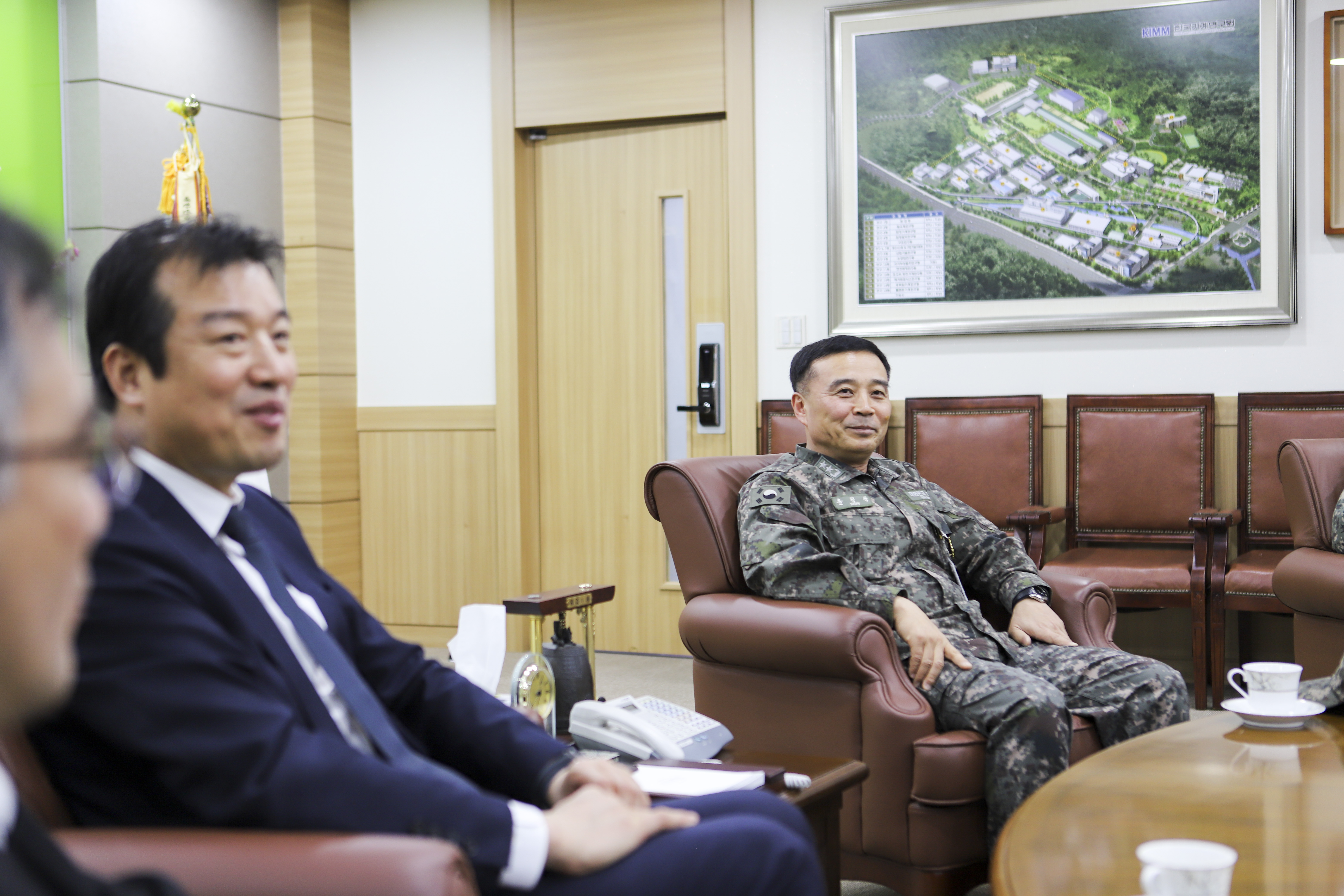 해군 전력분석시험평가단장 연구원 방문 (2018.03.15.)