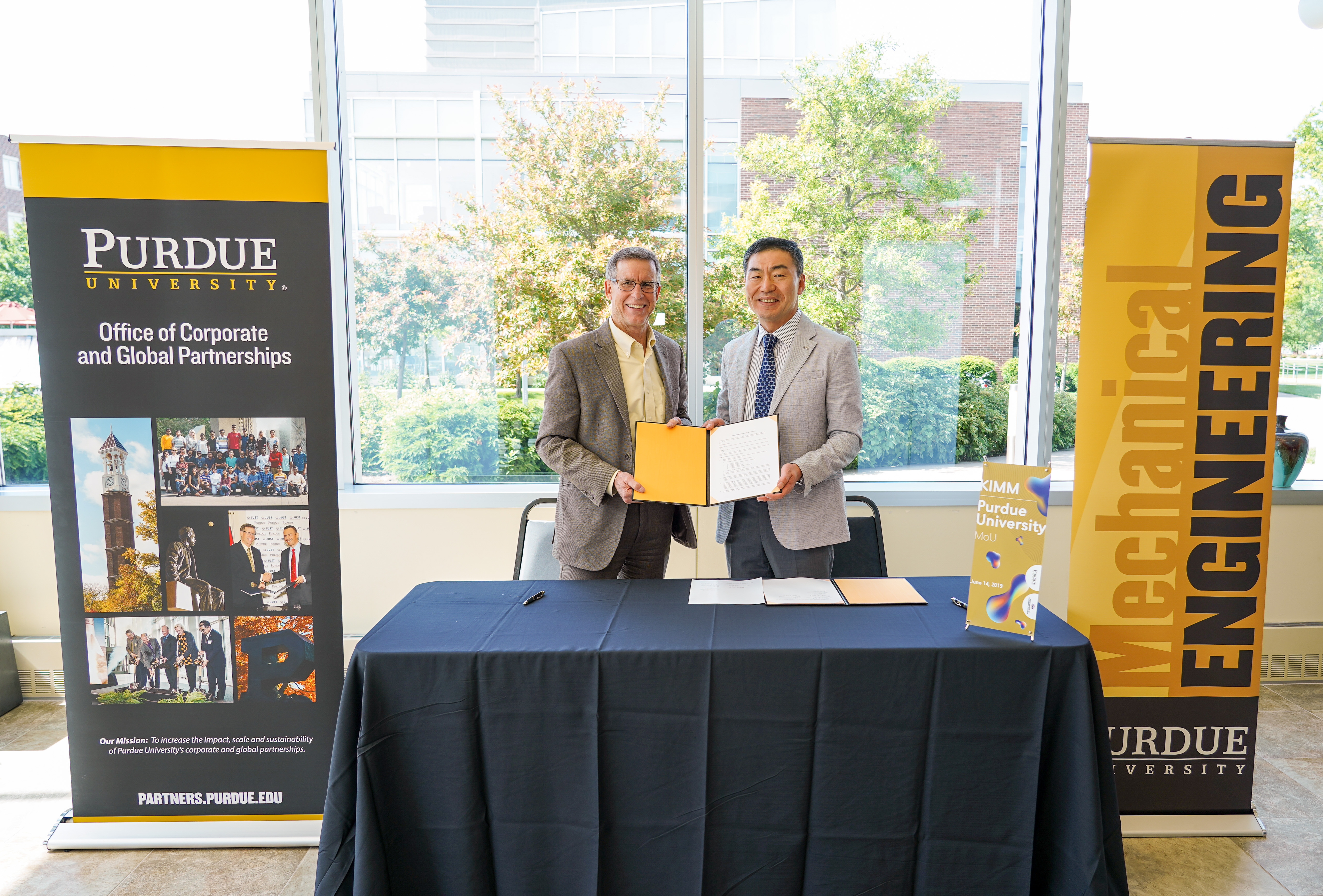 2019.06.14. 한국기계연구원 - Purdue University MoU 체결식